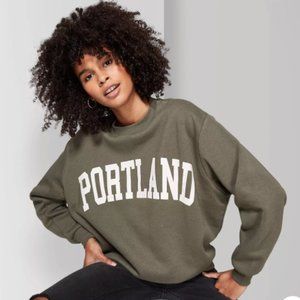 Oversized Portland Crewneck Sweatshirt 